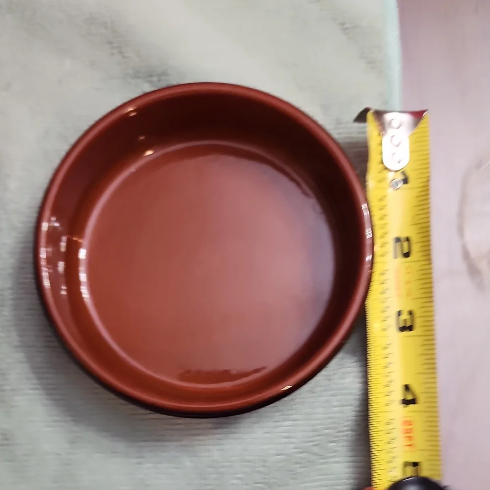 Brown and Black Dog Bowls Set